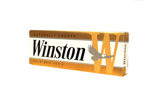 WINSTON GOLD BOX 100'S CIGARETTES