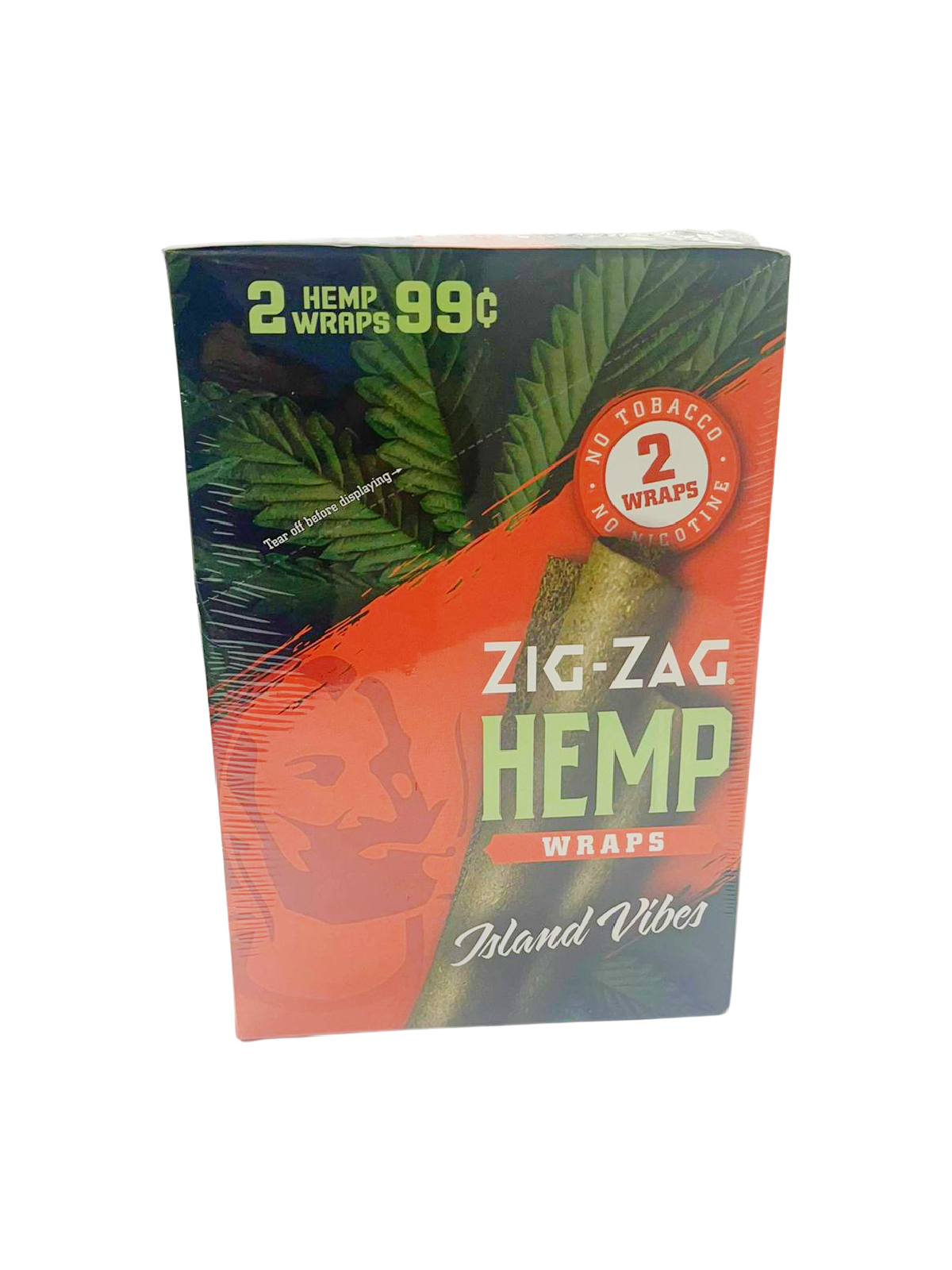 ZIG ZAG 2 FOR $0.99 ISLAND VIBES HEMP WRAP 25 CT – T&M WHOLESALE LLC.