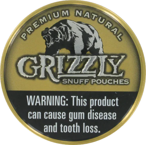 GRIZZLY SNUFF POUCH 5 CANS