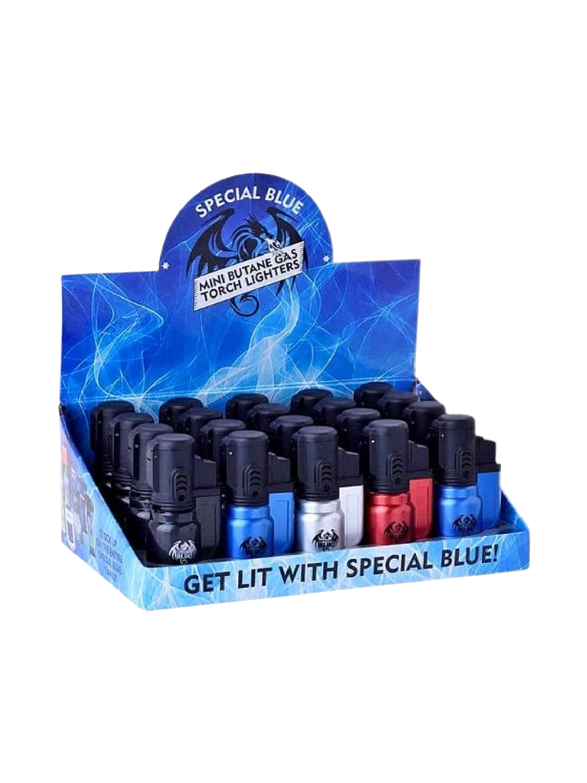 SPECIAL BLUE BULLET METAL TORCH 20 CT
