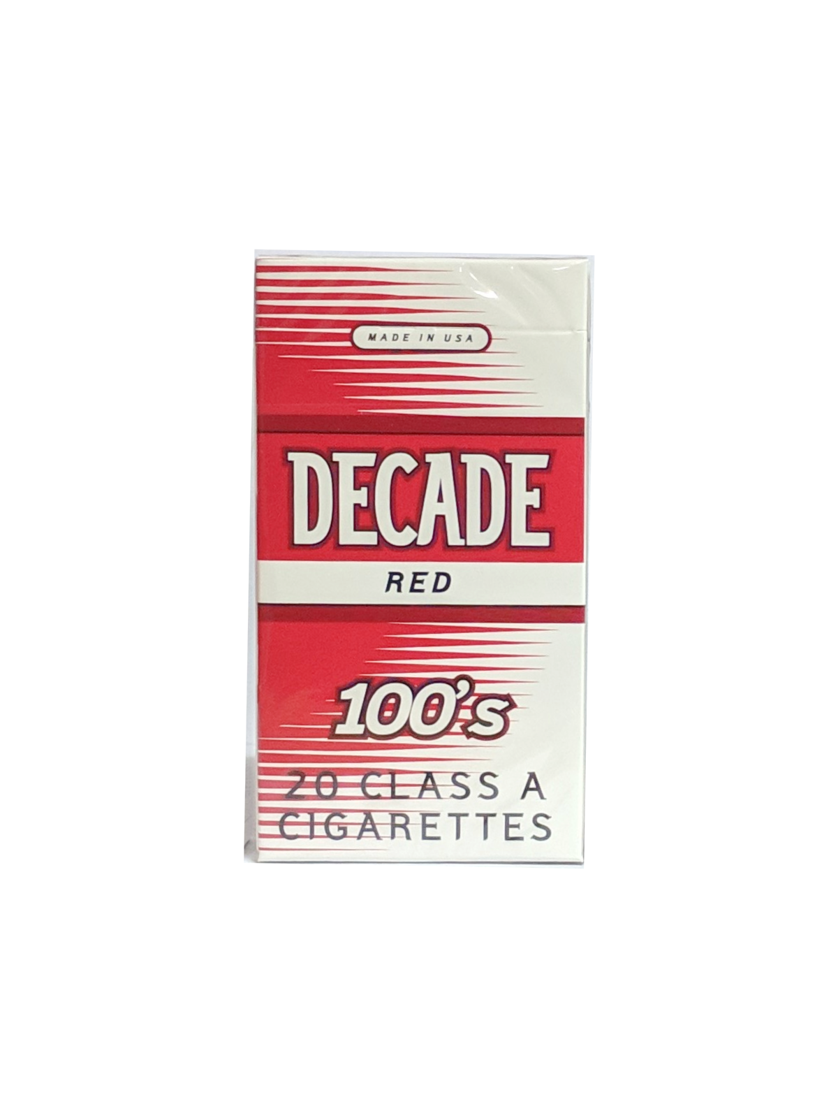 DECADE 100's RED CIGARETTES