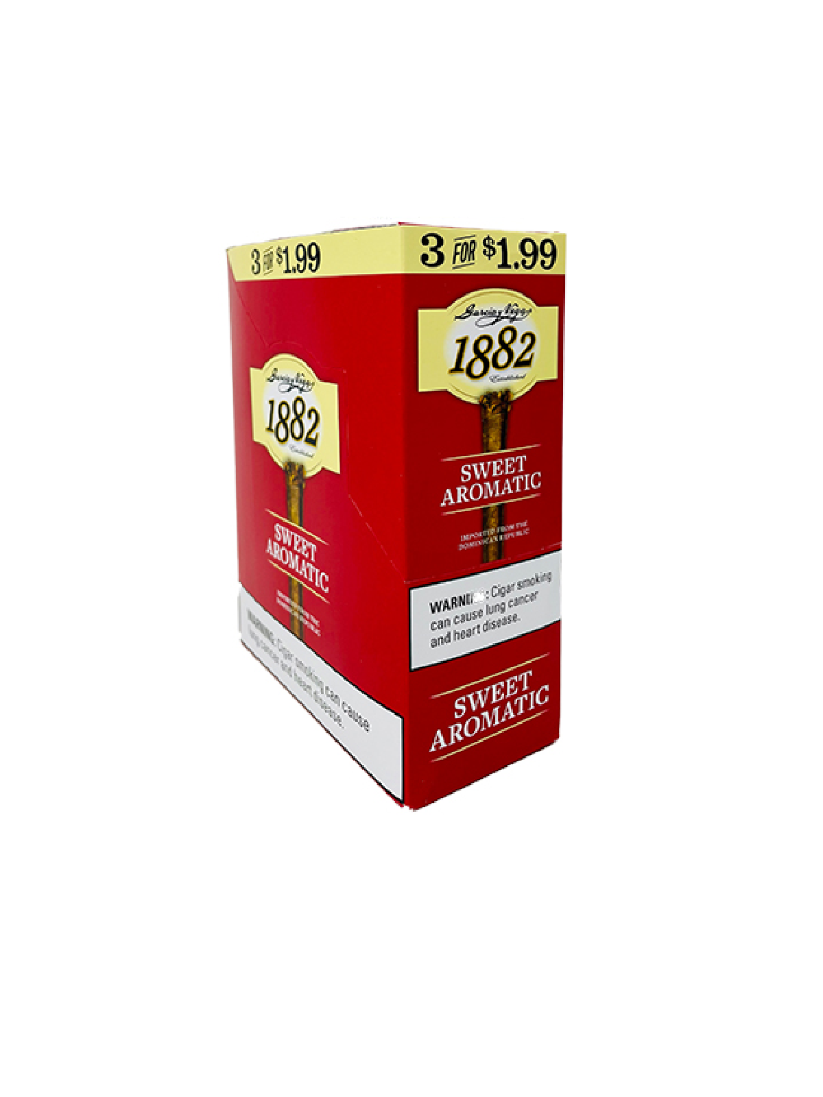 1882 SWEET AROMATIC 3 FOR $1.99 10/3 PK 30 CT