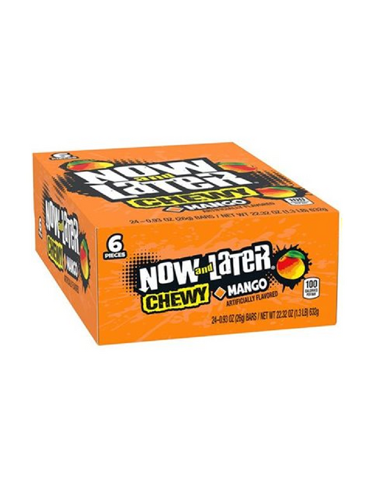 NOW AND LATER CHEWY MANGO 24 CT