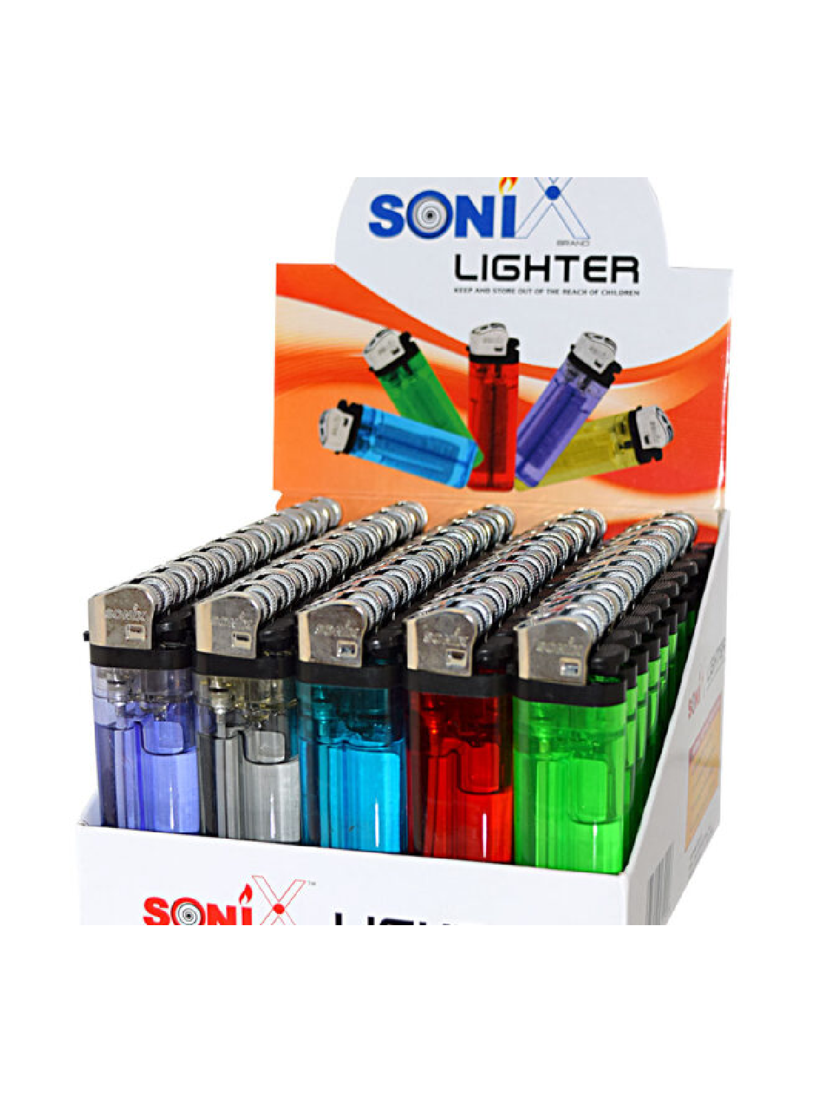 SONIX LIGHTERS CLEAR 50 CT