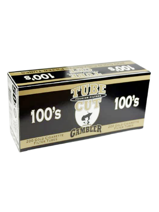 GAMBLER TUBE CUT GOLD 100'S 200 CT