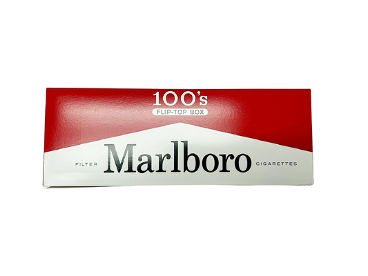 MARLBORO 100'S FILTER CIGARETTES FLIP TOP