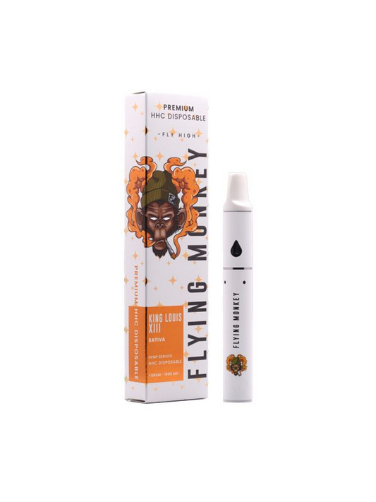 FLYING MONKEY KING LOUIS XIII SATIVA HHC DISPOSABLES 8 CT