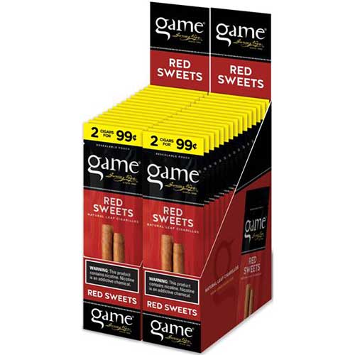 GAME RED SWEETS CIGARILLOS 2/99