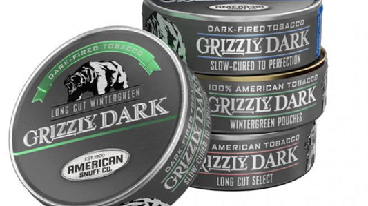 GRIZZLY LONG CUT DARK WINTER GREEN 5 CANS
