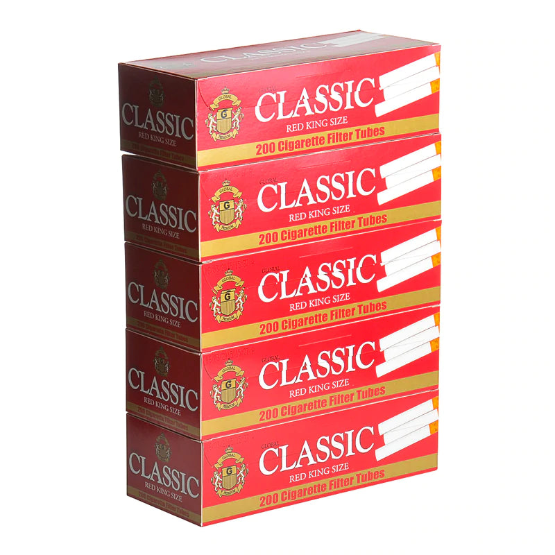 CLASSIC RED KING SIZE 5 PK 200 CT