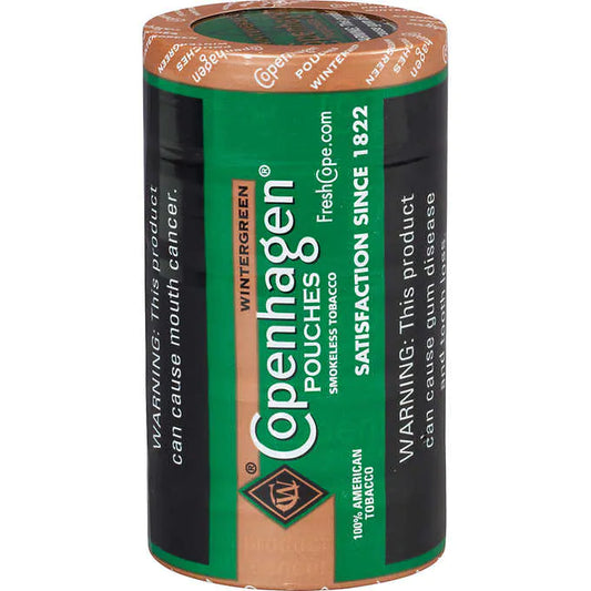 COPENHAGEN POUCHES WINTER GREEN 5 CANS
